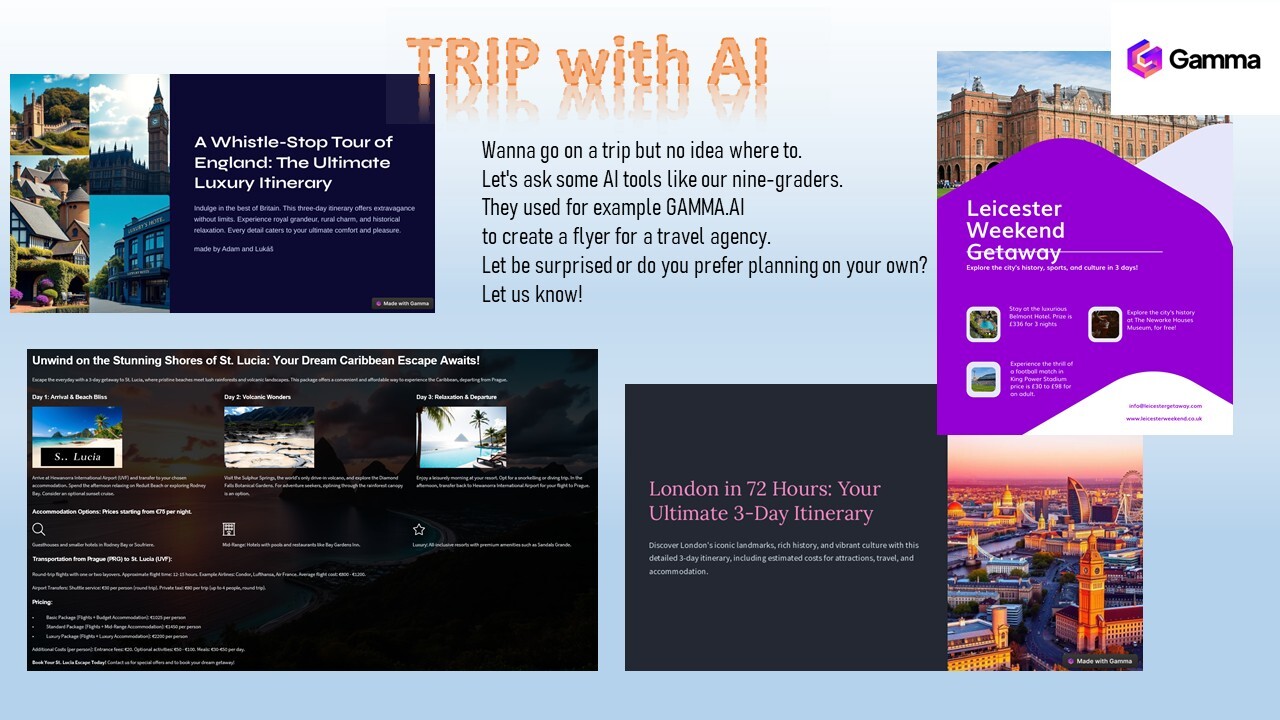 Travelling with AI