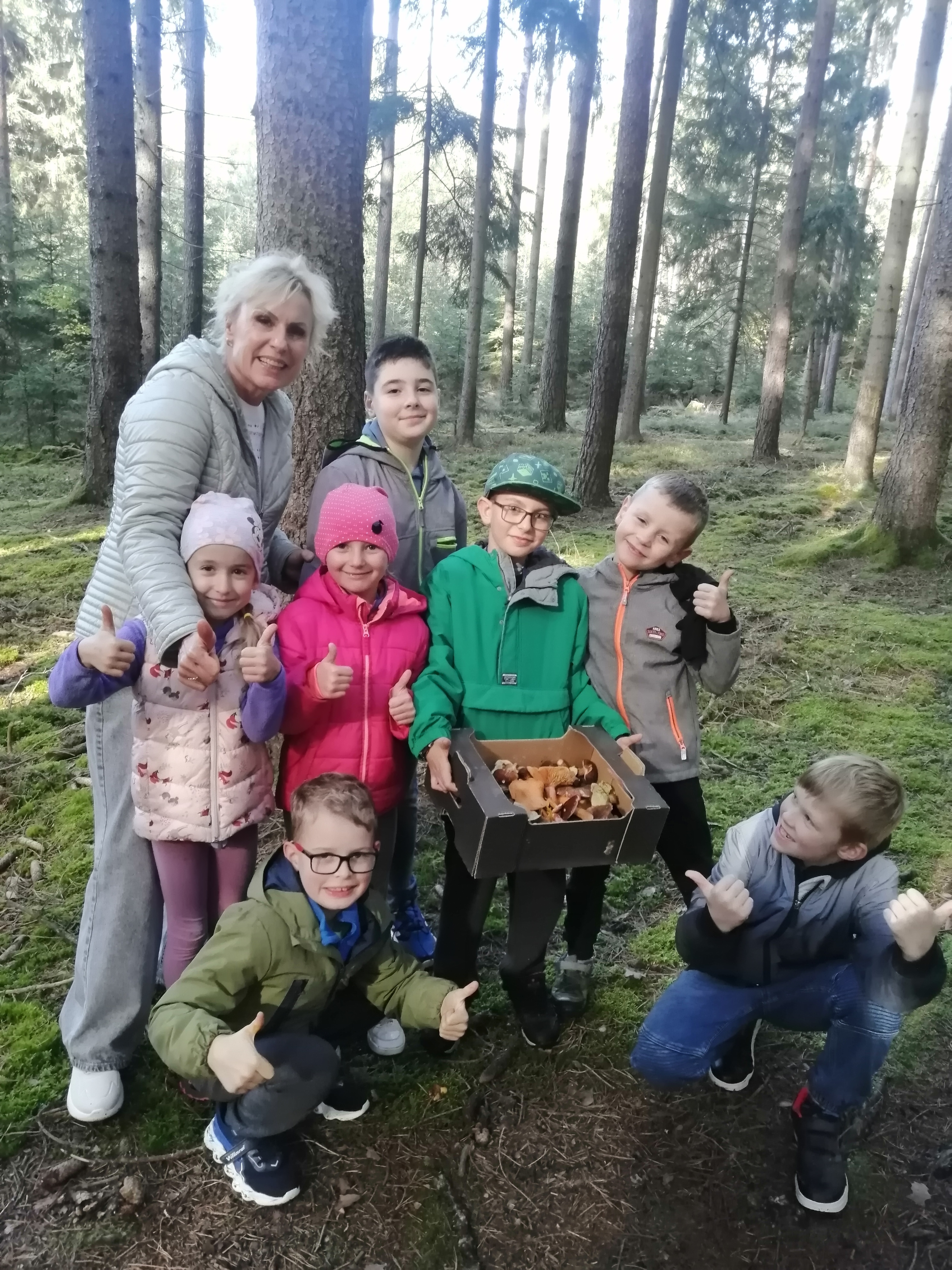 Mykologická procházka ve školní družině