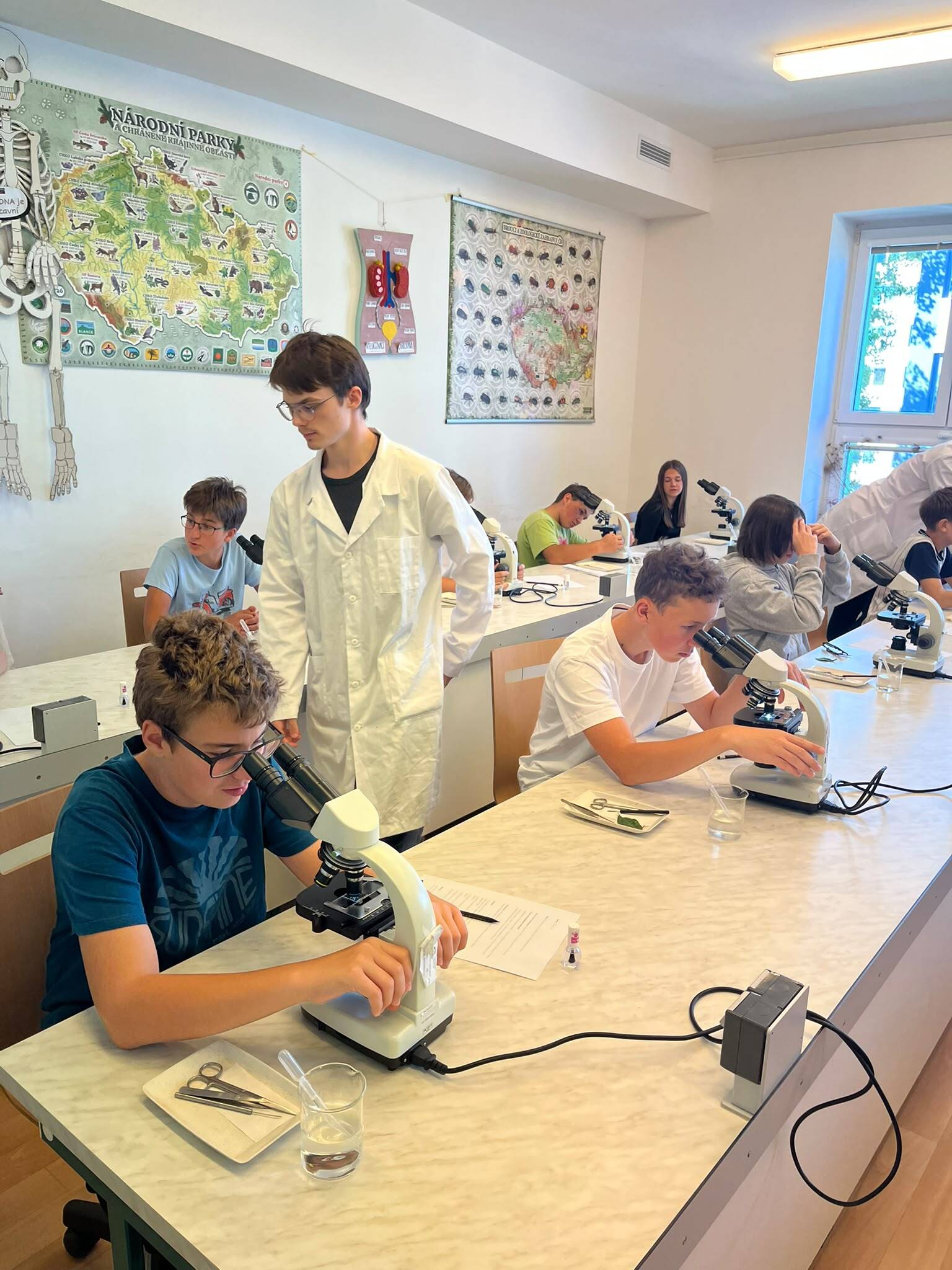 Osmáci a deváťáci na workshopu „Moje střední“