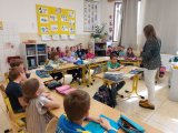 Sluníčka na návštěvě v 1.třídě